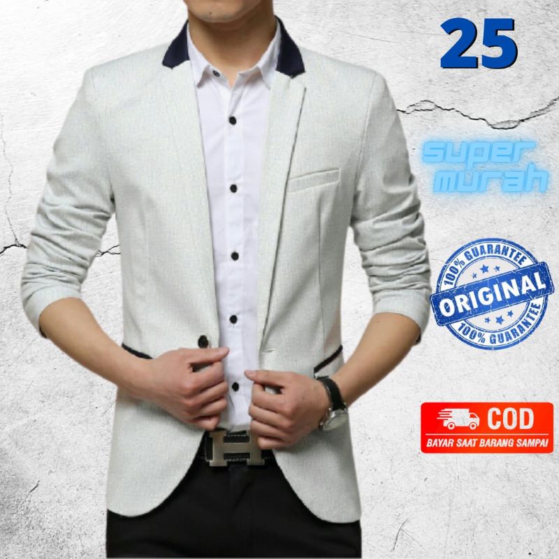 blazer dark white