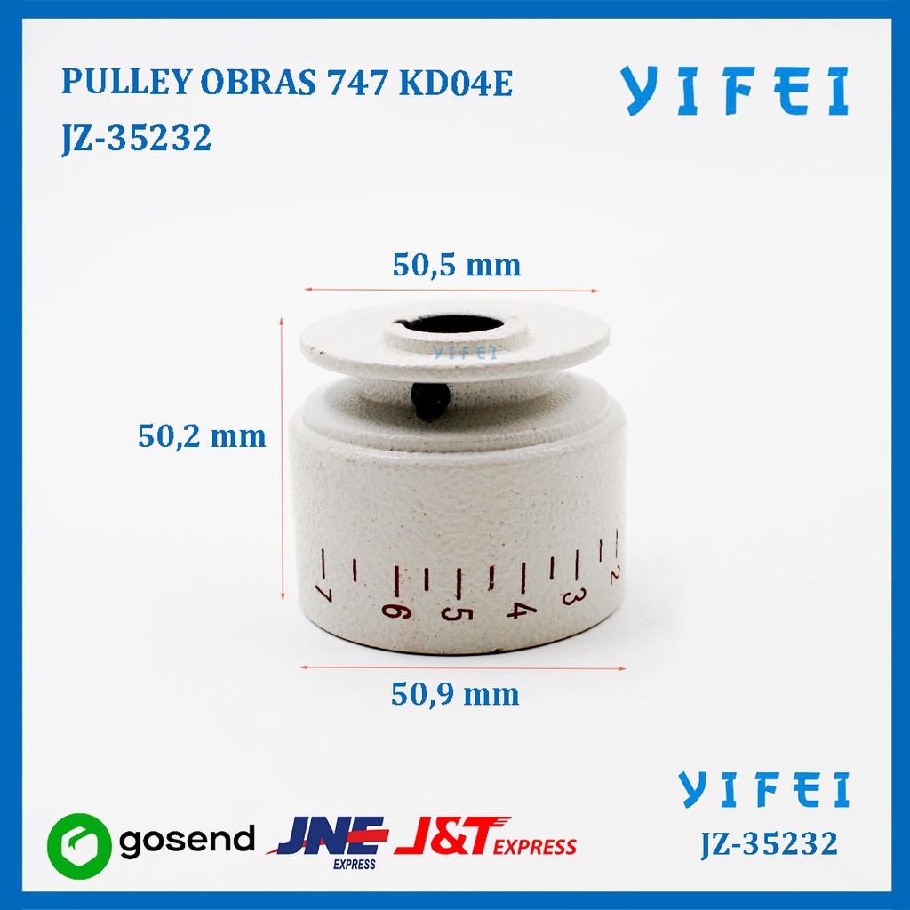 PULLEY OBRAS 747 KD04E YIFEI-35232