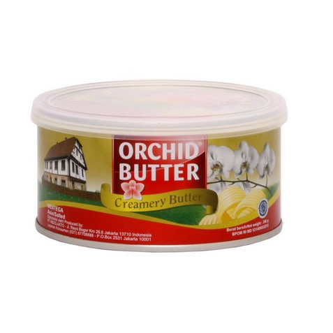 

Indofood - Orchid Butter Creamery 340gr/ Mentega Creamery Kaleng/ Import