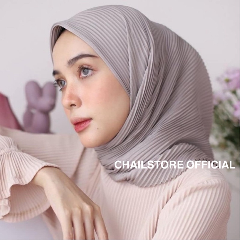 Hijab Segiempat Plisket / Jilbab Bella Square