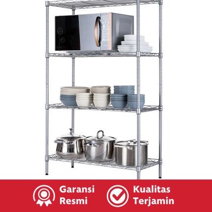 Krisbow Rak Besi Serbaguna 4 Tingkat