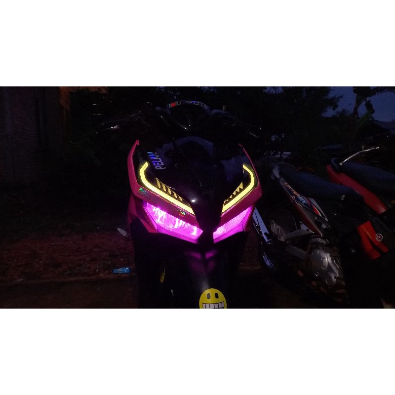 PAKET Alis RGB fullset reflektor untuk Vario 125/150 new 2018-2022 FREE DEMON EYES