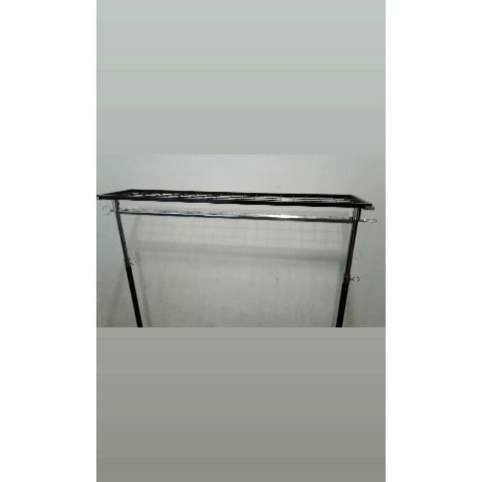 Ram Kotak Jaring Hook 25cm x 100cm | Tempat Gantungan Aksesoris HITAM