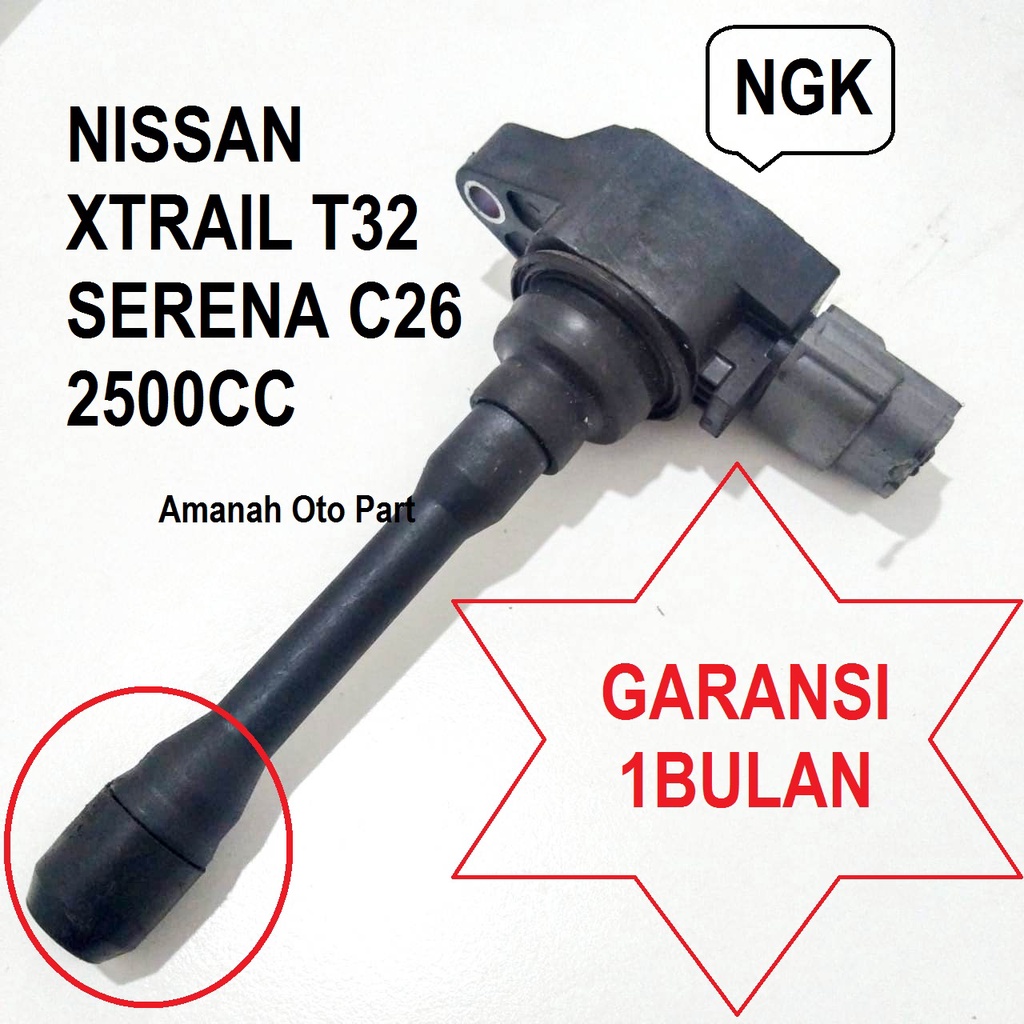 Coil Nissan Xtrail Serena C26 T32 ignition plug Koil Spark X-trail original asli ori copotan