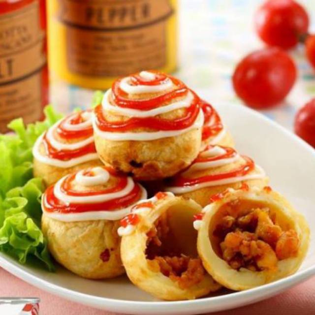 

Takoyaki corona 1porsi isi 5pcs