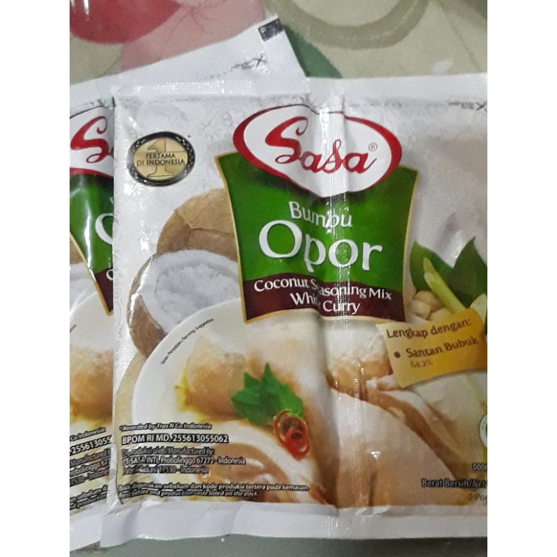 

Bundling 2 Sachet SASA Bumbu Opor (Lengkap dengan santan)