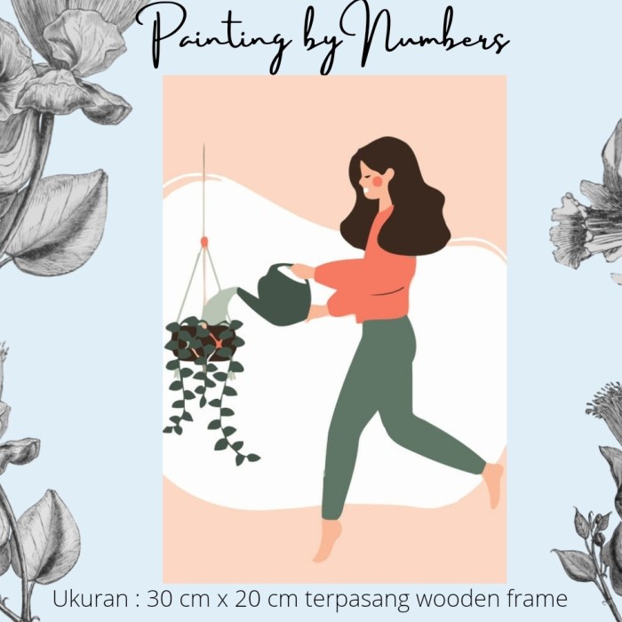 

Produk Terbaru Diy Painting By Number 30X20Cm Kerajinan Tangan - Gardening