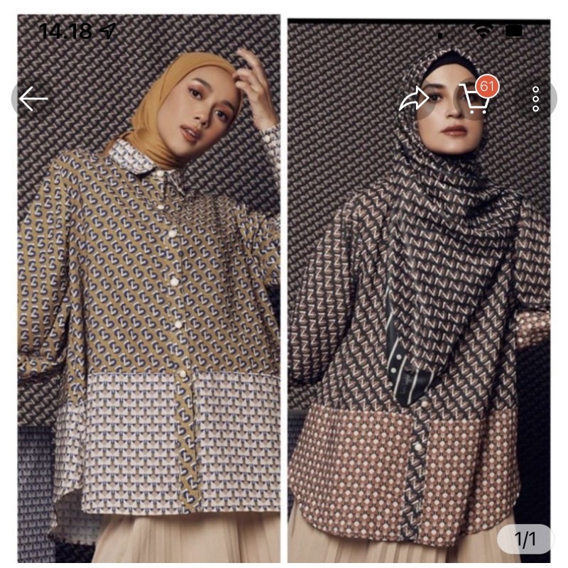 kemeja fashion zaskia sungkar