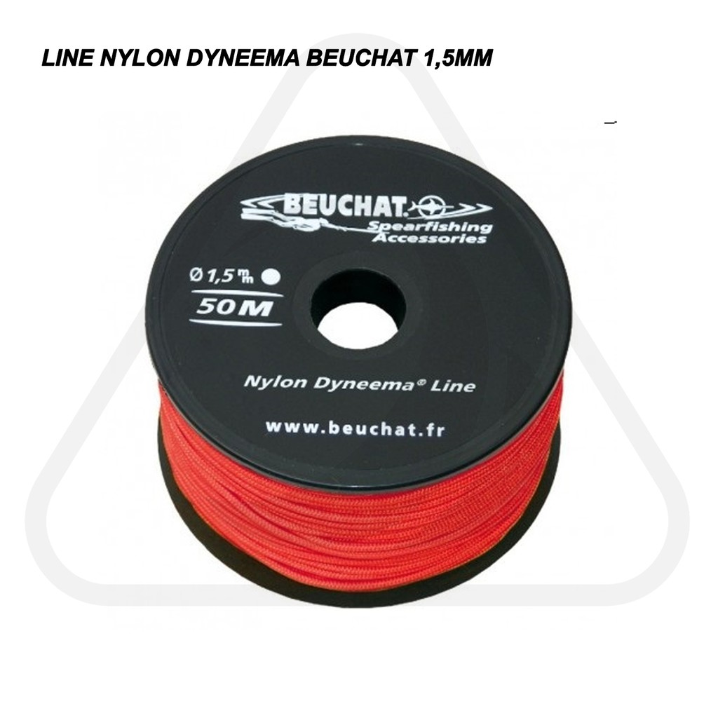 Line Nylon Dyneema Tali Rubber Karet Speargun Spearfishing Alat Selam Beuchat 1,5mm /1 Meter