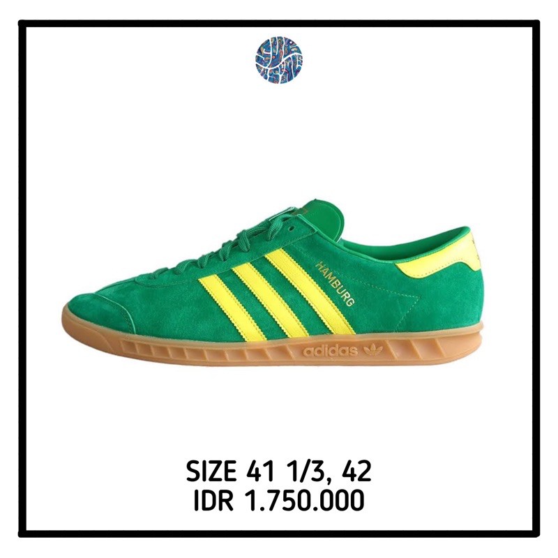 Adidas Hamburg Green Slime Yellow
