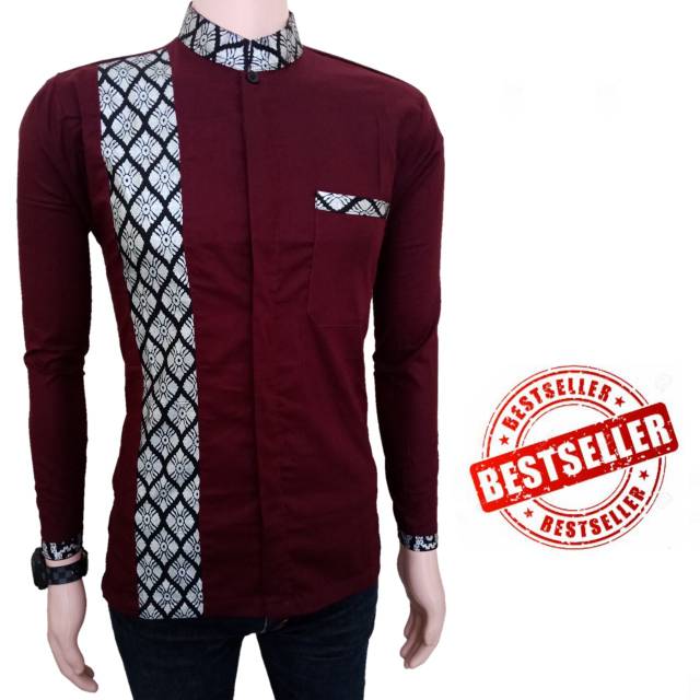 Baju Koko batik pria Pekalongan