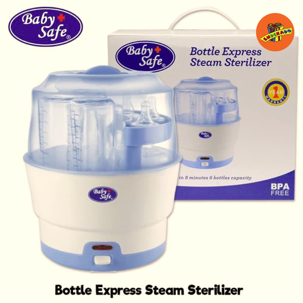 MAKASSAR! BABY SAFE BOTTLE EXPRESS STEAM STERILIZER - Sterilizer LB317