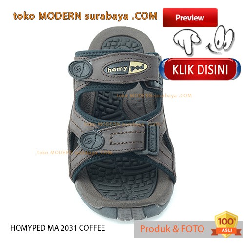 HOMYPED MA 2031 COFFE sendal pria casual flip flop