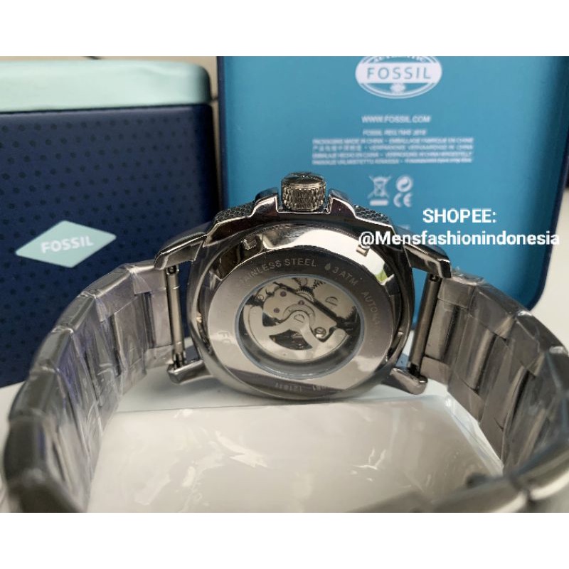 (SUPER PREMIUM F0SSlL) AUTOMATIC TAHAN AIR WATER RESIST JAM TANGAN PRIA