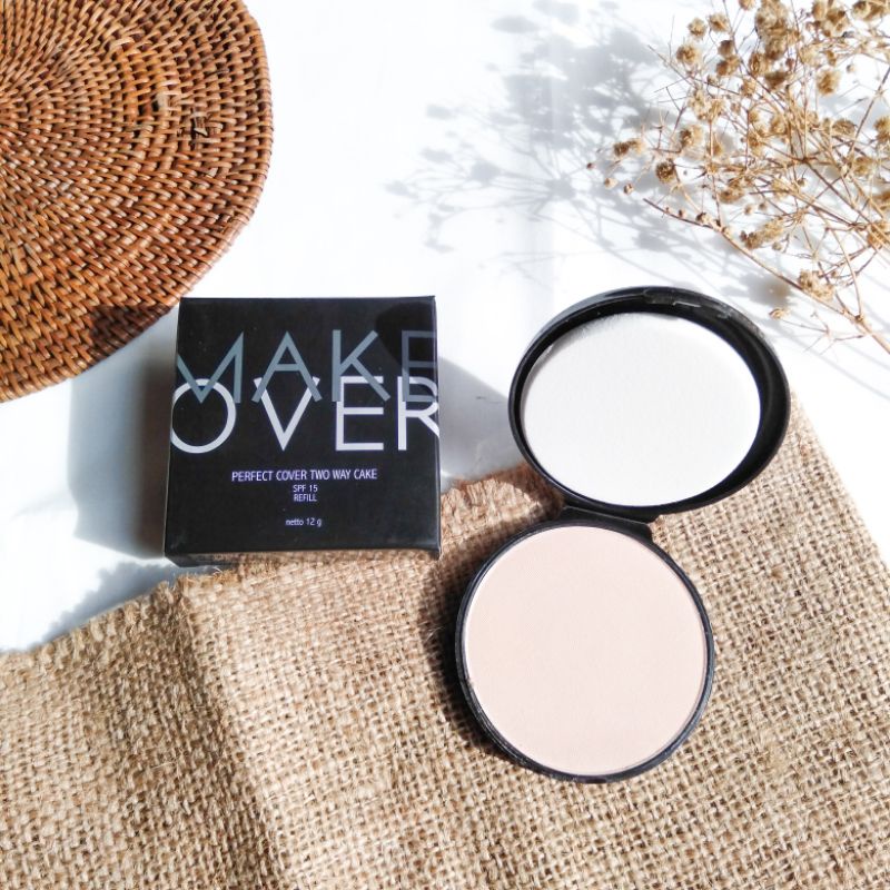 [NEW] MAKE OVER REFILL PERFECT COVER TWO WAY CAKE 12gr/ REFIL BEDAK PADAT MAKE OVER