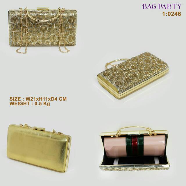 Tas Clutch Party Bag BK 0246