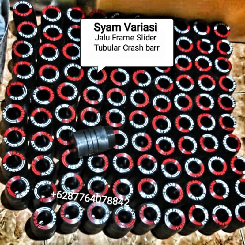 JALU FRAME SLIDER CRASH BARR TUBULAR VIXION CB150R BYSON SCORPIO MEGAPRO VERZA NMAX ADV DLL