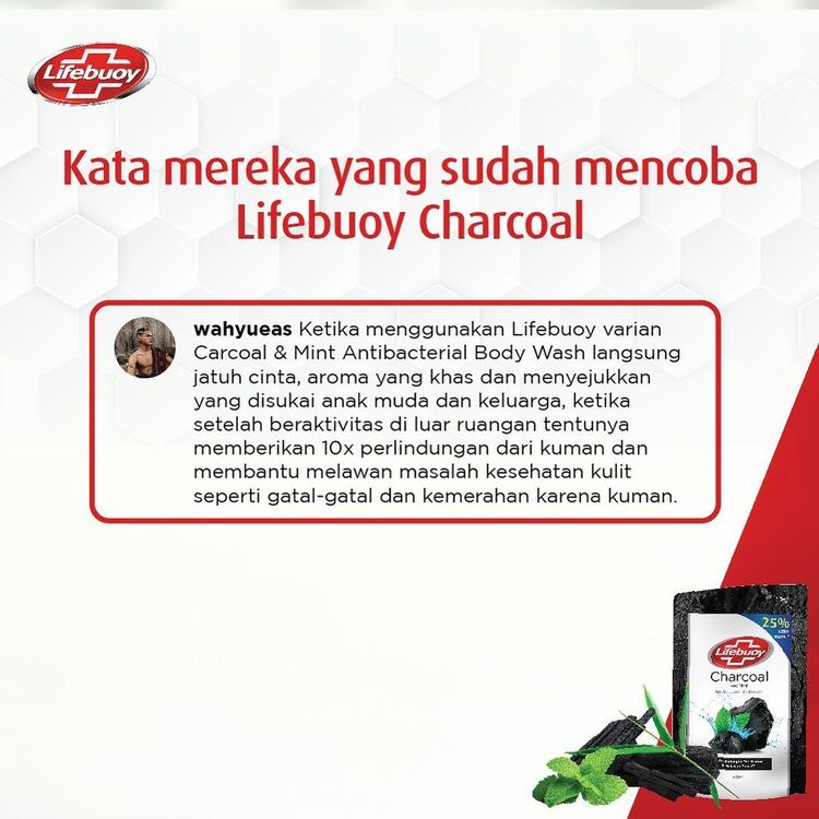 Lifebuoy Body Wash Refill Charcoal 400ml