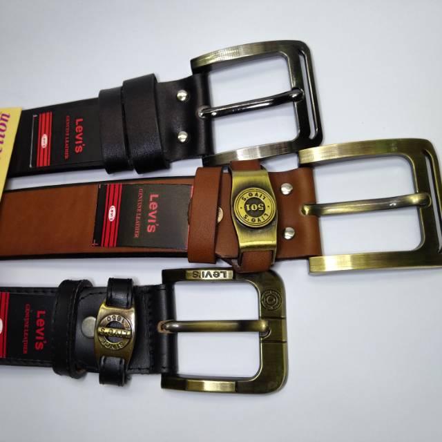 Sabuk Kulit Levis 501 import