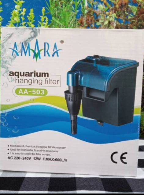 Amara AA-503 Filter Gantung akuarium Aquascape Hanging Filter Aquarium Hang on