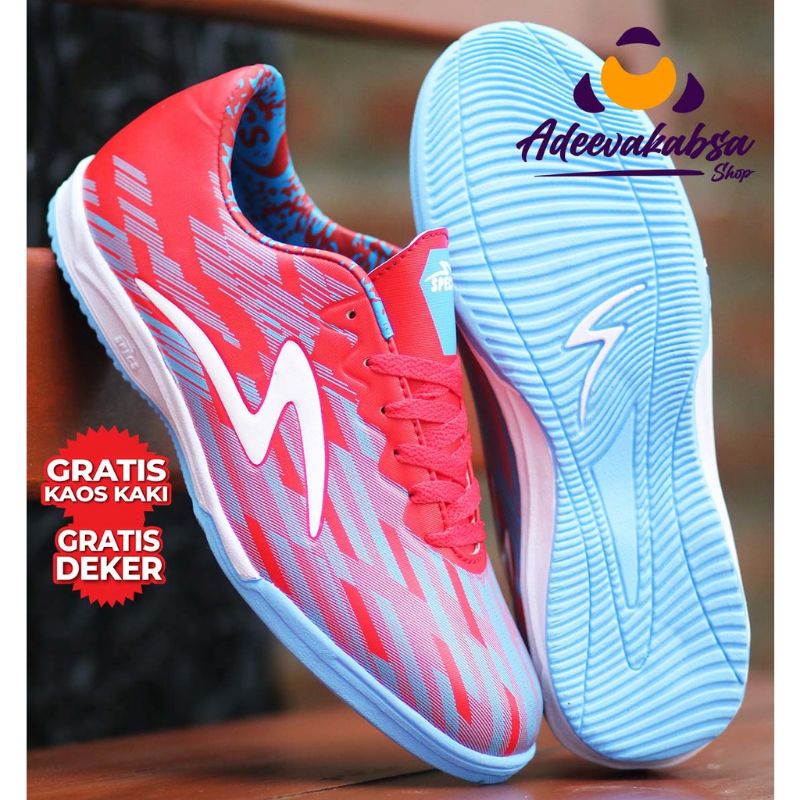 Sepatu futsal murah spec accelerator infinity dark Granite 400686 original