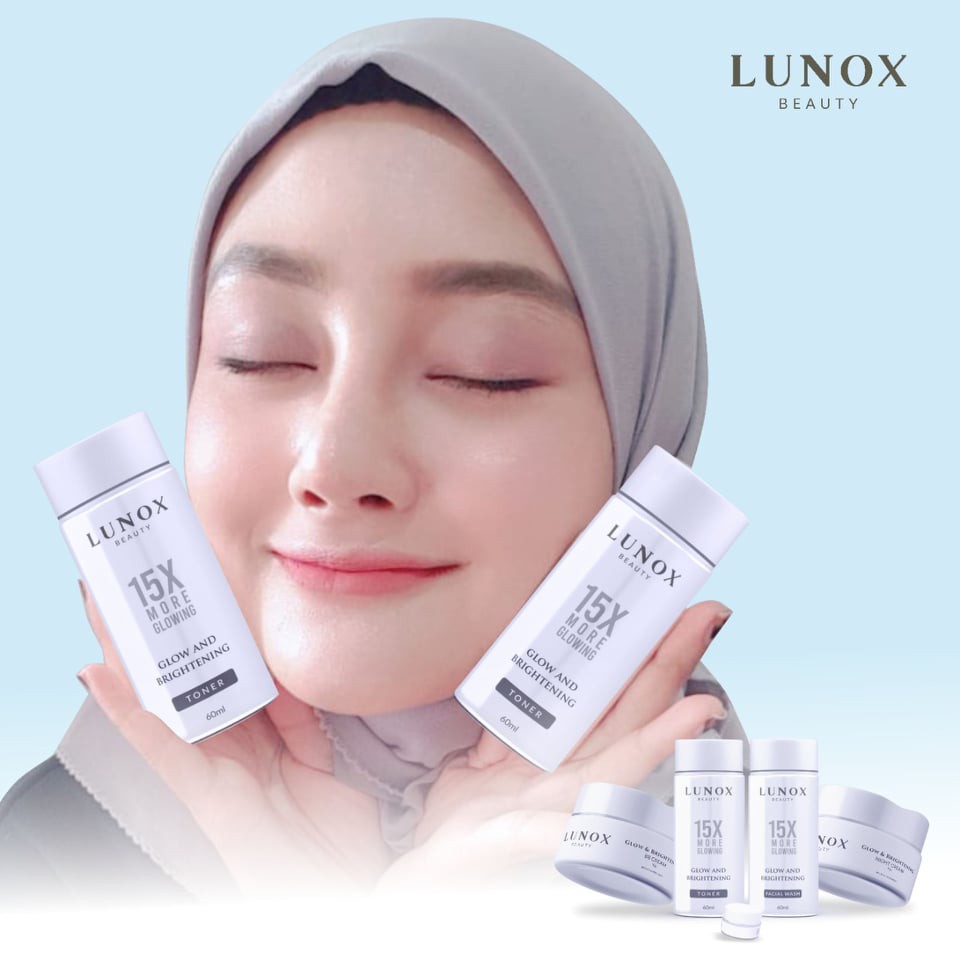 Cream Wajah Lunox , Skincare Lunox Beauty , Krim Lunox , Lunox Beauty 15x glowing