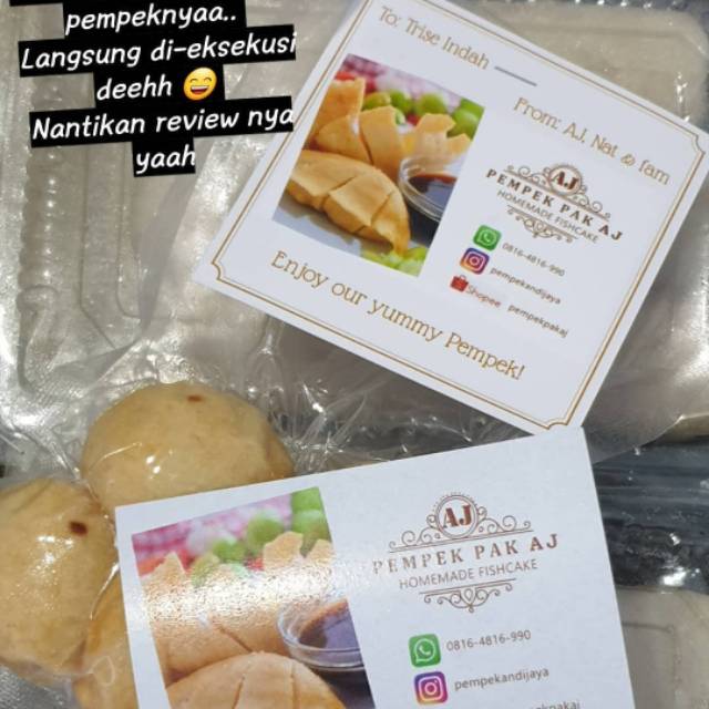 

Paket Indah: lenjer 3, telor 2, adaan 5