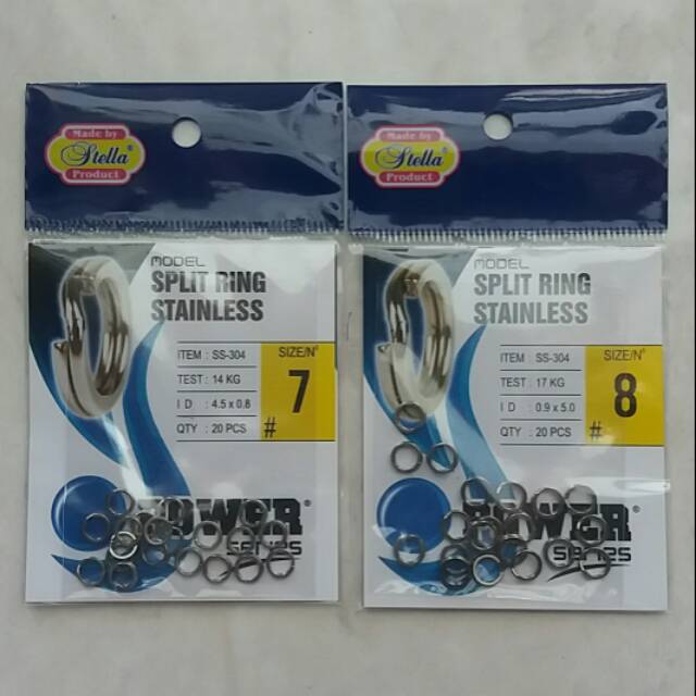 Split Ring Stella / split ring stainless