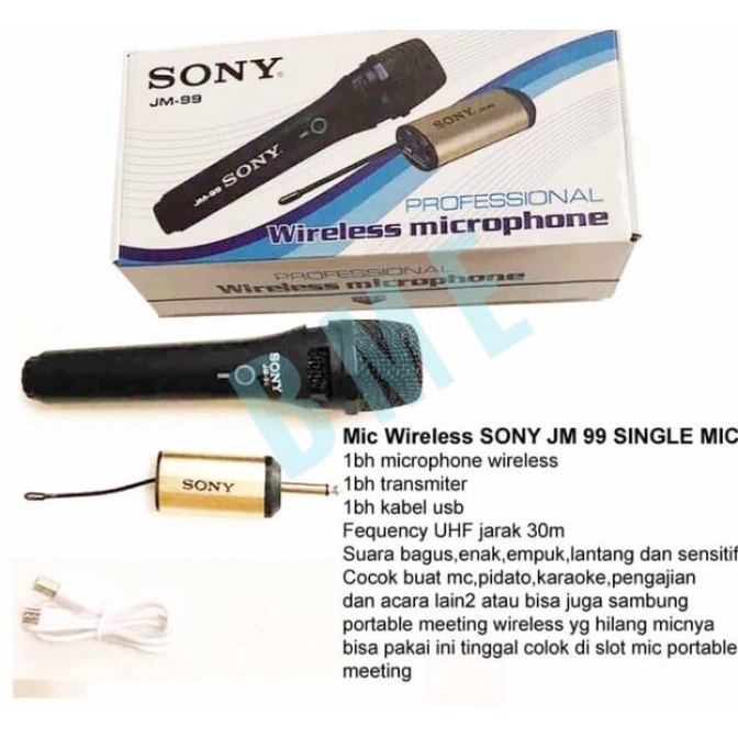 Mic Wireless Sony JM-99