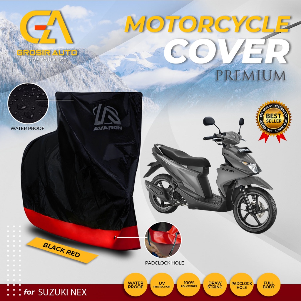 Sarung Motor AVARON PREMIUM NEX/ Penutup Pelindung Body Cover Motor Warna Anti Air Merk Avaron