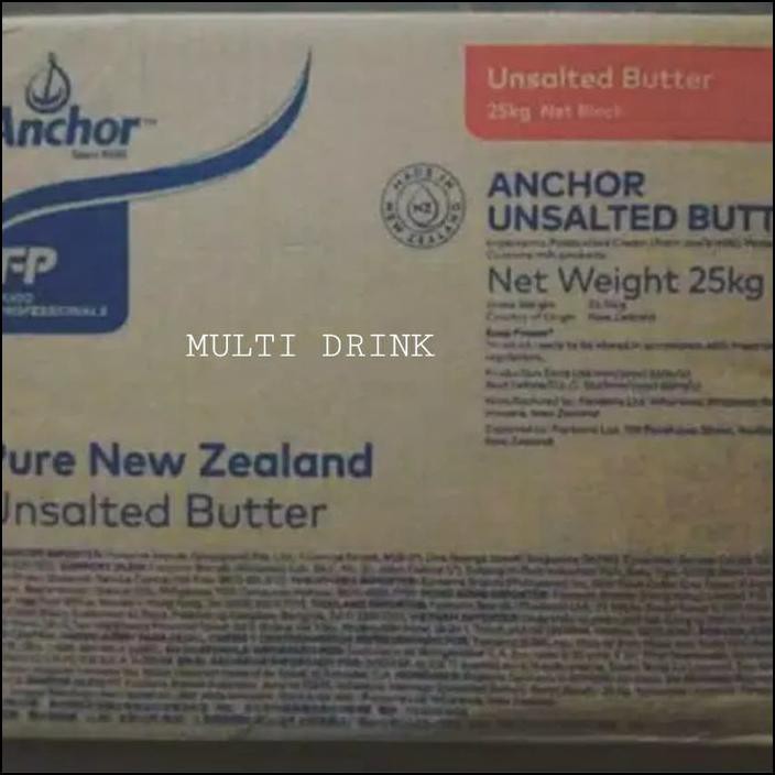 

BUTTER ANCHOR UNSALTED/ANCHOR UNSALTED BUTTER MPASI REPACK - SALTED 500GR