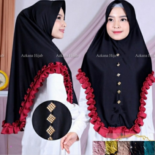 Hijab instans Renda gotik