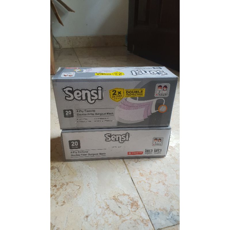 Masker Sensi Double Filter Surgical Mask