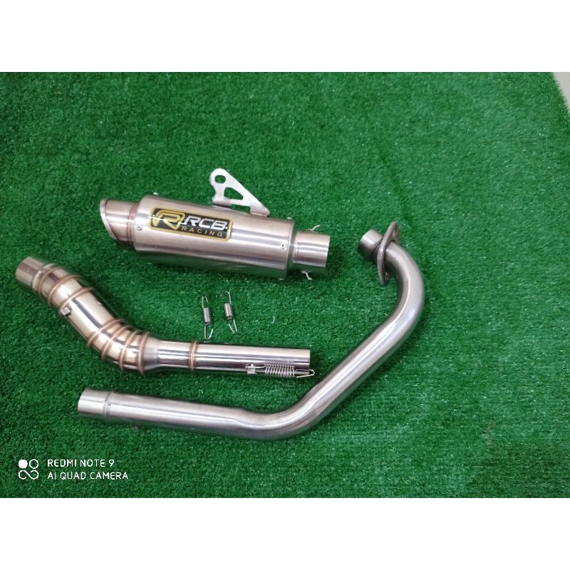 KNALPOT  RCB SATRIA FU KARBU 2009-2014. KNALPOT RACING RCB UNTUK SATRIA FU KARBU KNALPOT RACING FU L