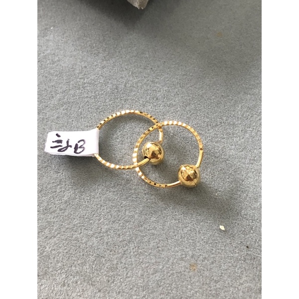 Anting Anak ukiran Emas Asli mas lokal kadar 700 15k