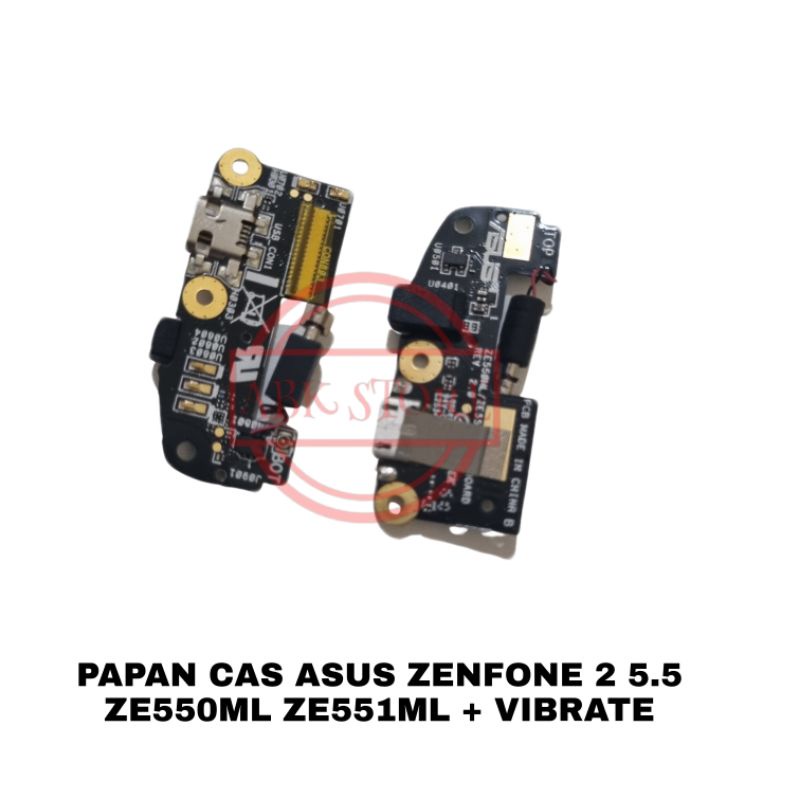 PAPAN PCB / KONEKTOR CHARGER + VIBRATE ASUS ZENFONE 2 5.5 ZE551ML Z00AD - ZE550ML Z008D Z008 ORIGINAL