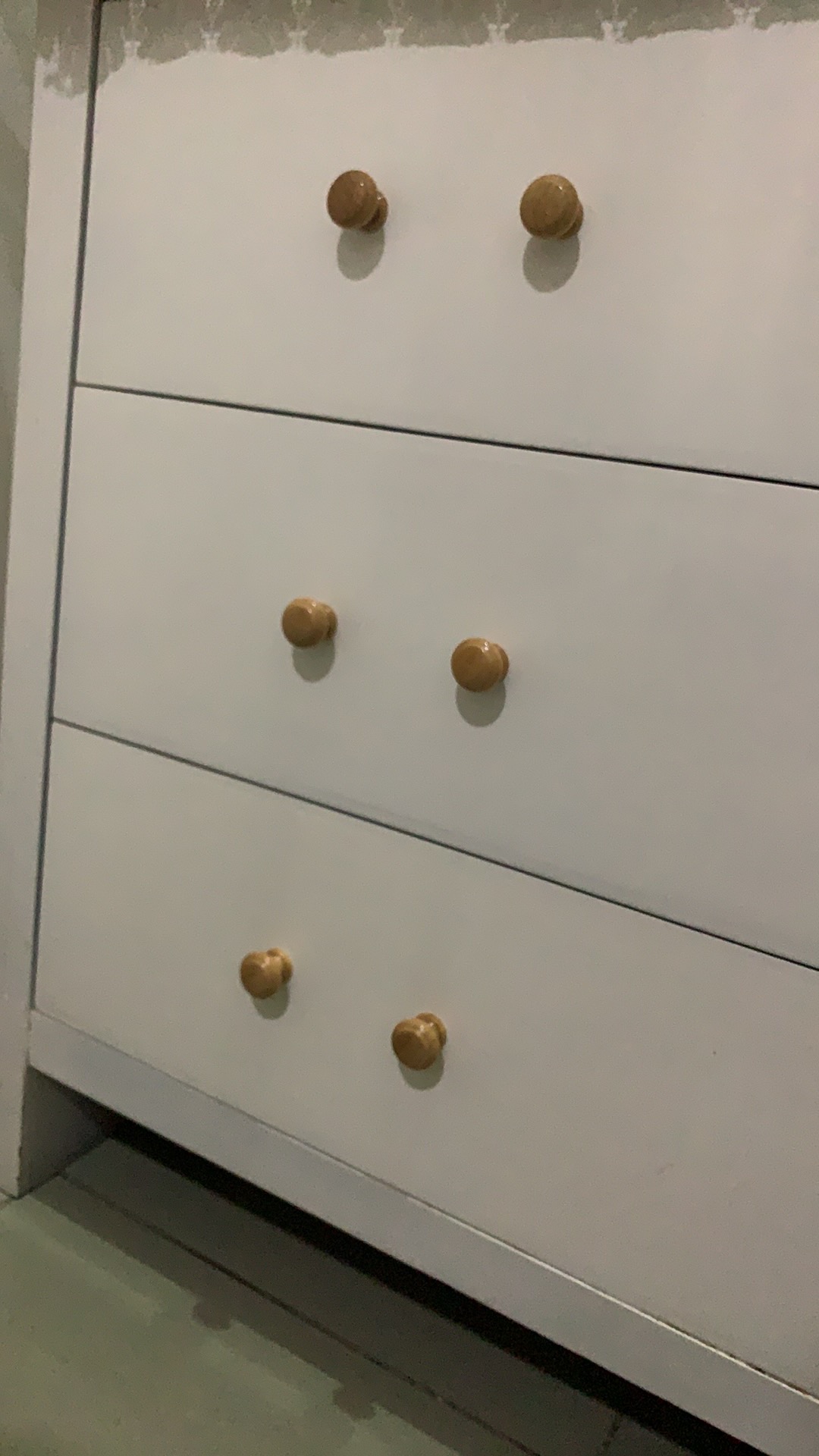 Tarikan Knob Bulat Bahan Kayu Handle Cabinet Wood Handel Laci Pintu Lemari