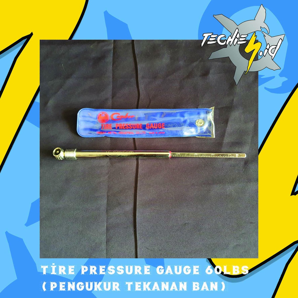 Tire Pressure Gauge 60lbs (Pengukur Tekanan Ban) Condor