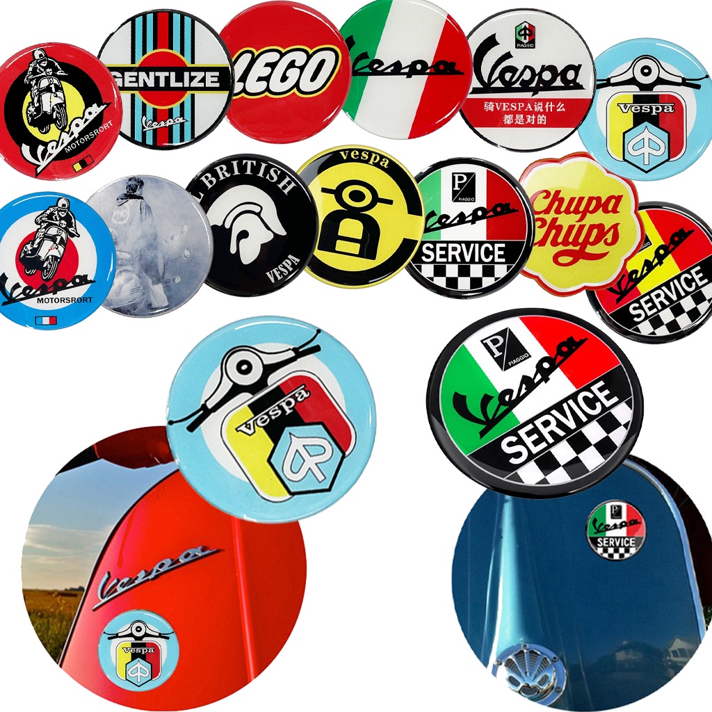 Stiker Magnet Reflektif 3d Dapat Digunakan Kembali Untuk Vespa Gts Gtv Lx Lxv Sprint 50 125 150 200 250 300ie