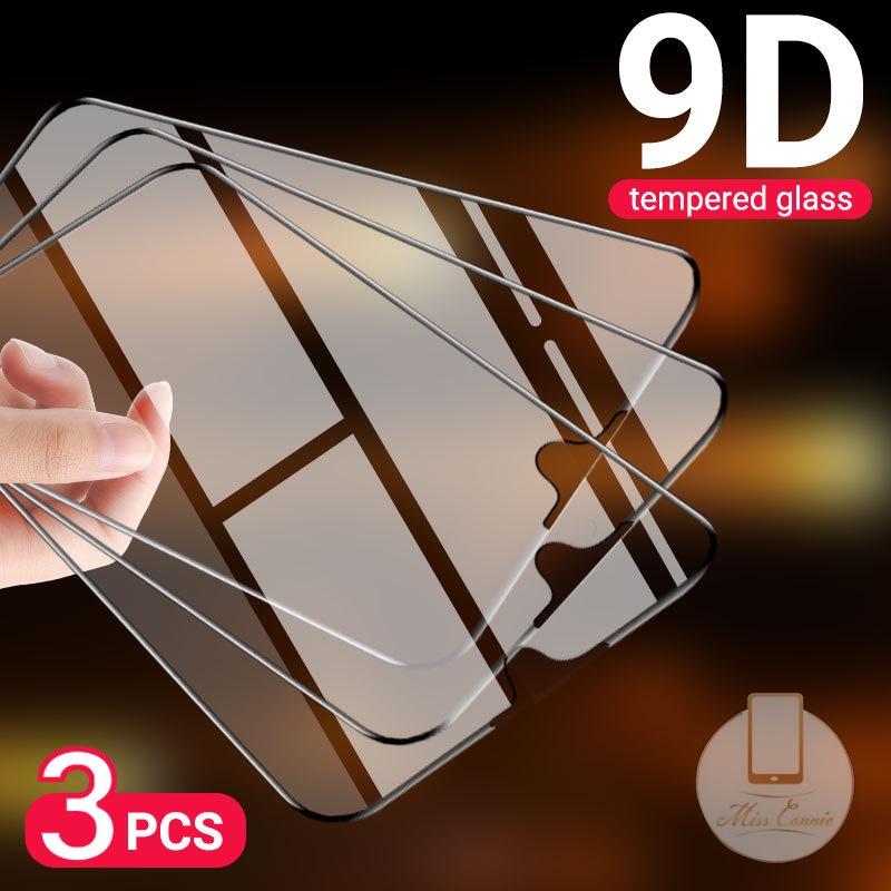 1-3PCS 9D Full Cover Tempered Glass For Oppo A15 A12 A54 A16 A95 A74 Reno 6 5F 5 A35 A53 2020 Reno 4 A92 A52 A72 A31 A33 2020 A11K A9 A5 2020 A7 A5S A3S A12E A37 F9