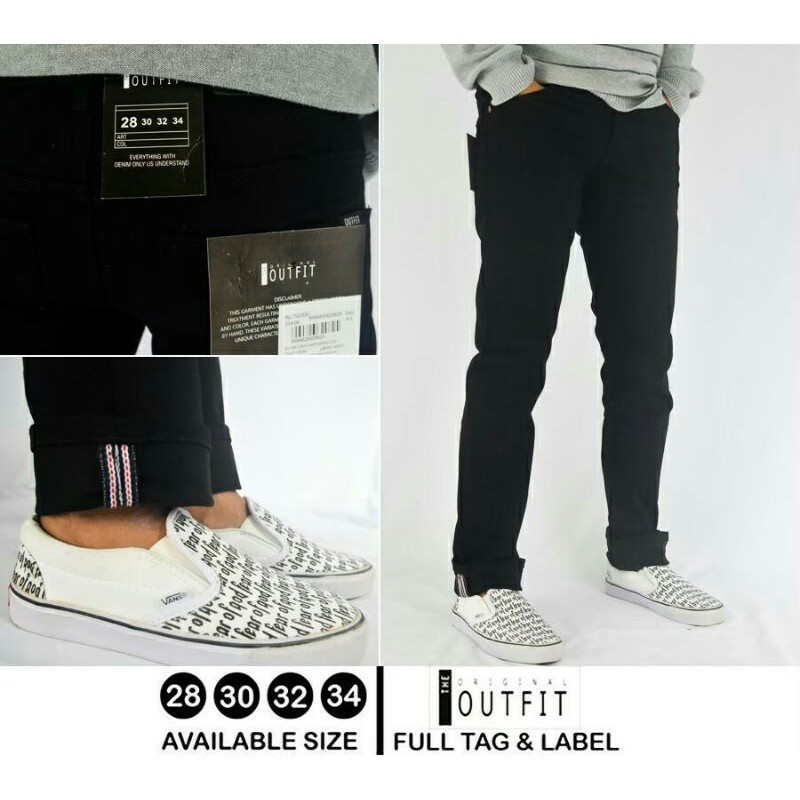 CELANA JEANS SELVAGE PRIA