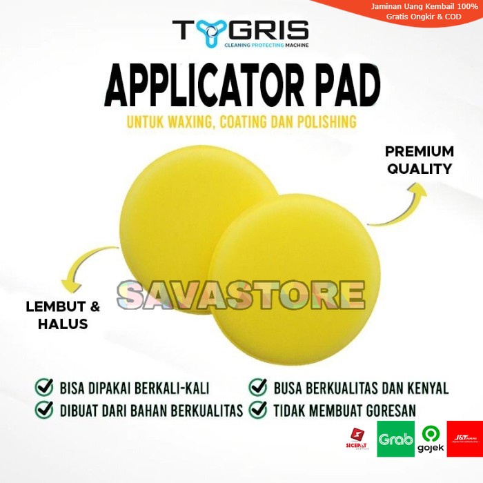 APPLICATOR PAD BUSA POLES WAX SPONGE TEBAL BERKUALITAS