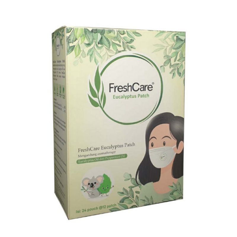 FRESHCARE EUCALYPTUS PATCH ( 1 box isi 24 sachet )
