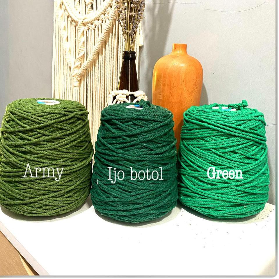 

Super's special Tali macrame warna 4mm cotton 1kg PART I F42L06 makasih