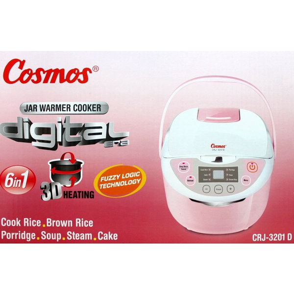 Cosmos CRJ 3201D - Digital Rice Cooker 1.8 L
