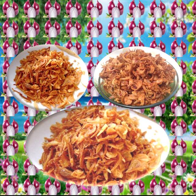 

Bawang goreng murni Mangkok mas