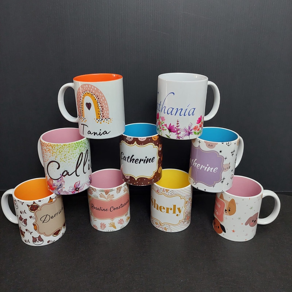 Mug Cantik Custom Nama