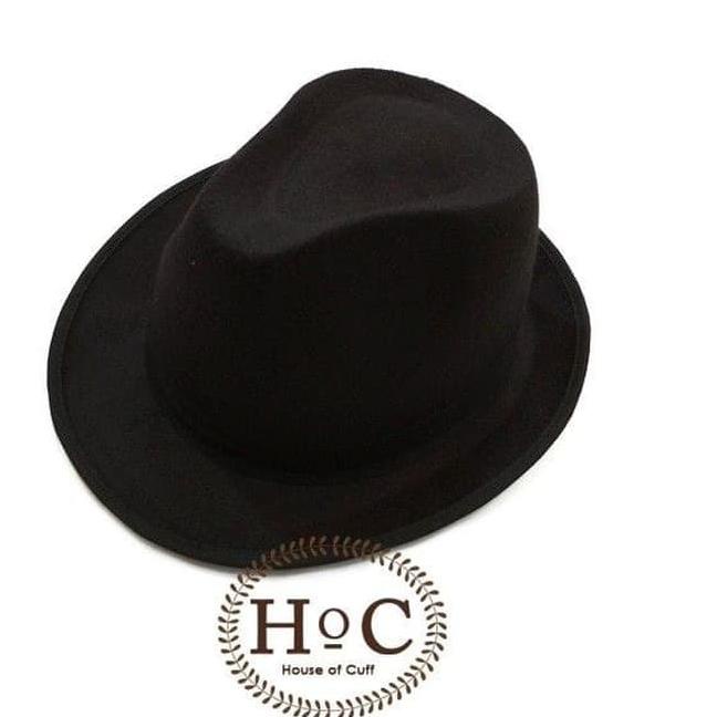 Model Terkini AAFKQ Topi Pria Fedora FLUX Cowboys Coboy Koboi Koboy Laken Asli Kulit NA584 Houseofcu