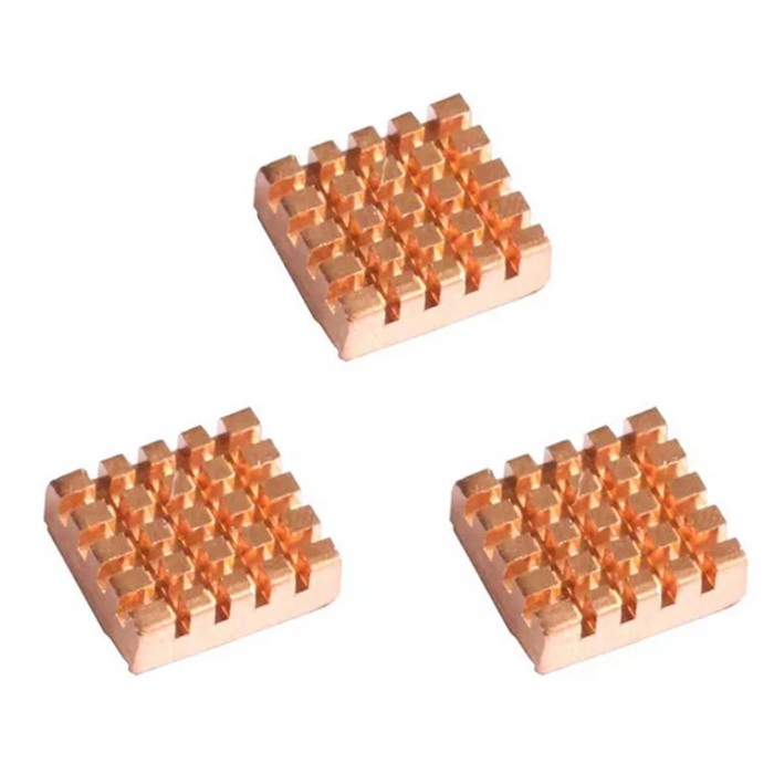 EXCLUSIVE NEW HEAT SINK 3pcs GOLD for rapsberry pi 3 pendingin cooler