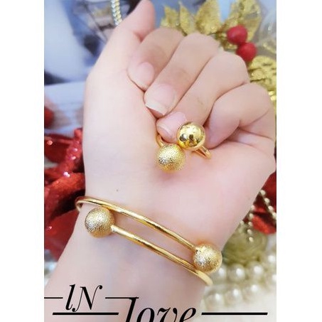 TiTanium set gelang cincin y92933